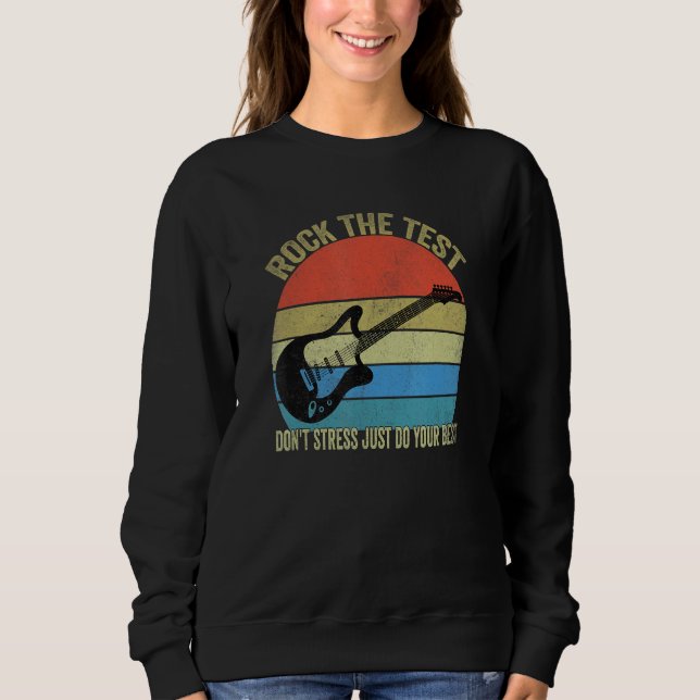 Den Testtag des Testfalltestes am Testtag abbreche Sweatshirt (Vorderseite)