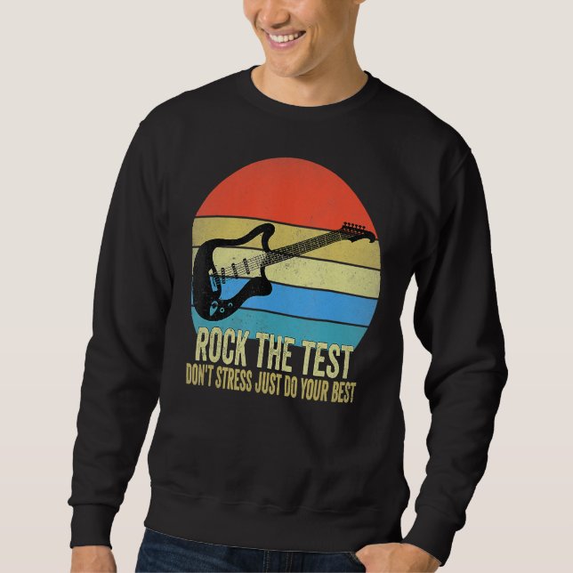 Den Testtag des Testfalltestes am Testtag abbreche Sweatshirt (Vorderseite)