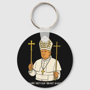 Den Vatikan wieder groß machen, der lustige Papst Schlüsselanhänger