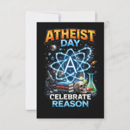 Den Vernunftgründen feiern Dankeskarte