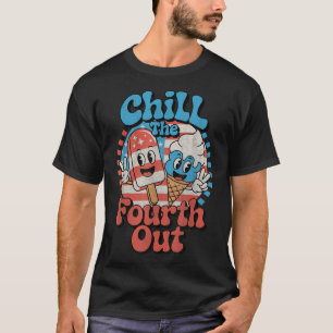 Den Vierten Kalt Machen Lustiger 4. Juli Patriotis T-Shirt