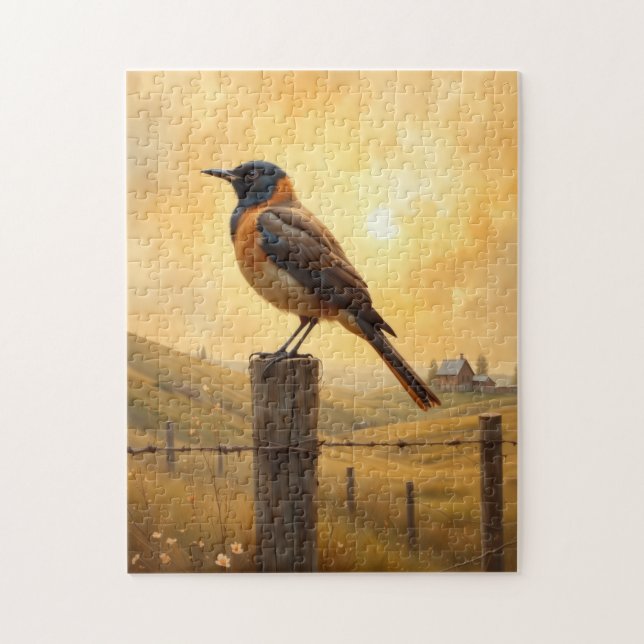 Den Vogel beobachten (Vertikal)