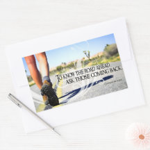 "Den Weg vor uns kennen" Inspiration Zitat