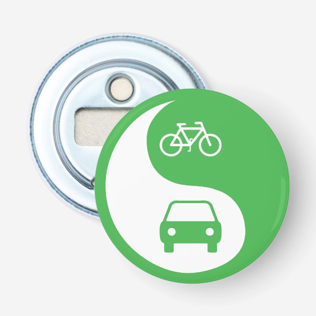 Den Weg Yin Yang teilen Flaschenöffner (Vorderseite)