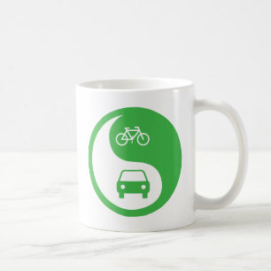Den Weg Yin Yang teilen Kaffeetasse