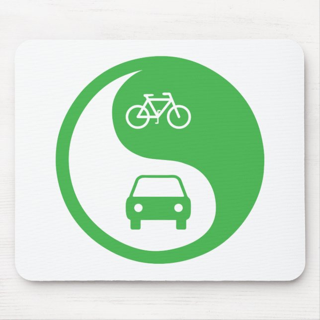 Den Weg Yin Yang teilen Mousepad (Vorne)