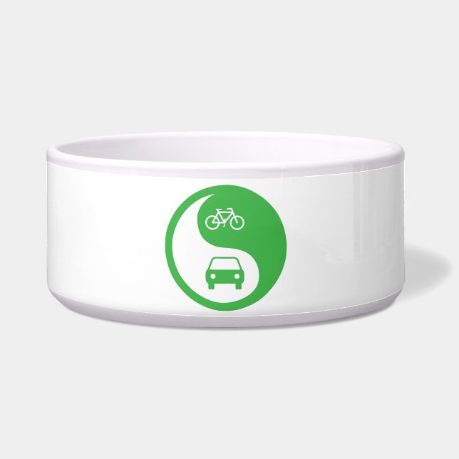 Den Weg Yin Yang teilen Napf (Vorderseite)