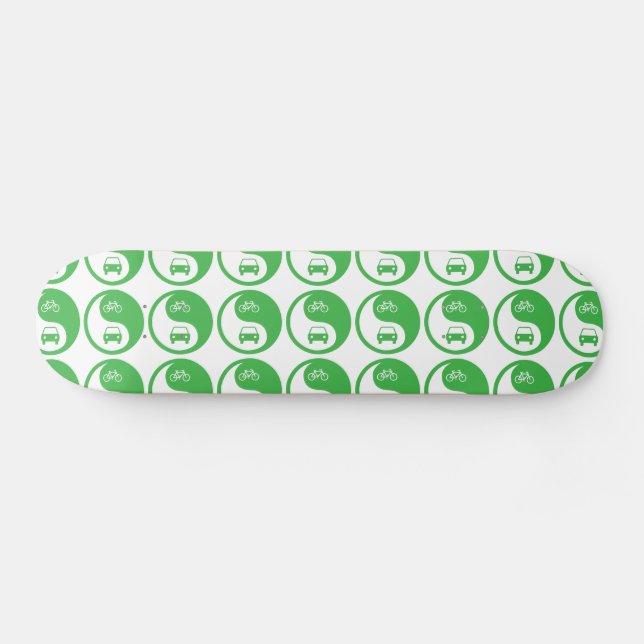 Den Weg Yin Yang teilen Skateboard (Horizontal)