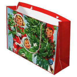 Den Weihnachtsbaum erhalten Große Geschenktüte