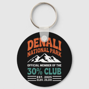 Denali 30 Prozent Club Est 2025 Wanderabenteuer G Schlüsselanhänger