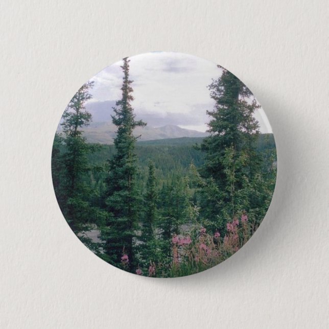 Denali - Alaska Button (Vorderseite)