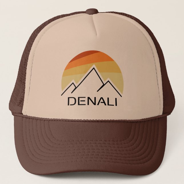 Denali Alaska Retro Truckerkappe (Vorderseite)
