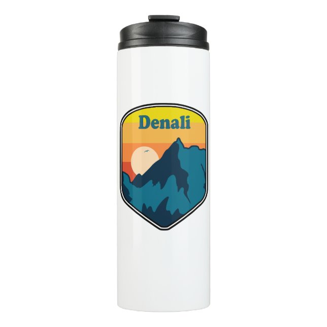 Denali Alaska Sunrise Thermosbecher (Vorderseite)