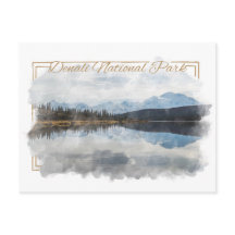 Denali Alaskan Watercolor Postcard