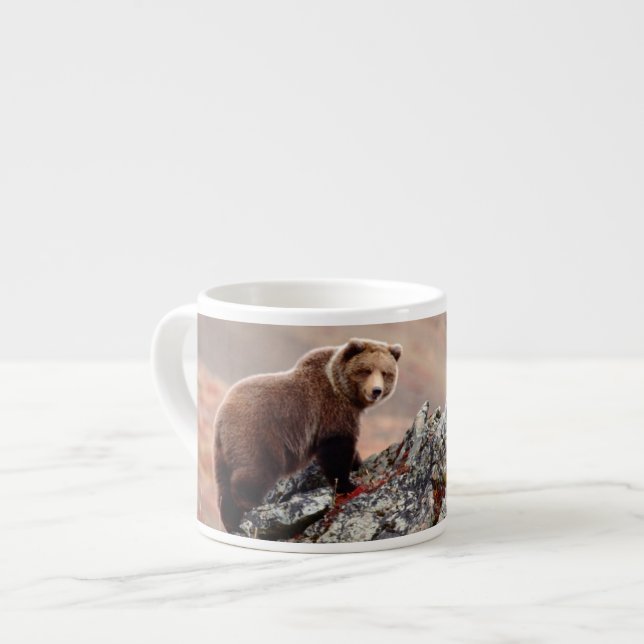 Denali Braunbär Espressotasse (Vorderseite Links)