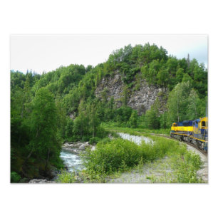 Denali Express Alaska Zug Urlaubsfotografie Fotodruck