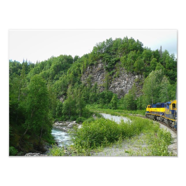 Denali Express Alaska Zug Urlaubsfotografie Fotodruck (Vorne)