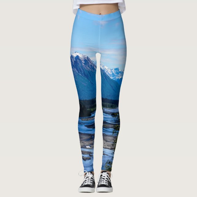 Denali-Gebirgskette Leggings (Vorderseite)