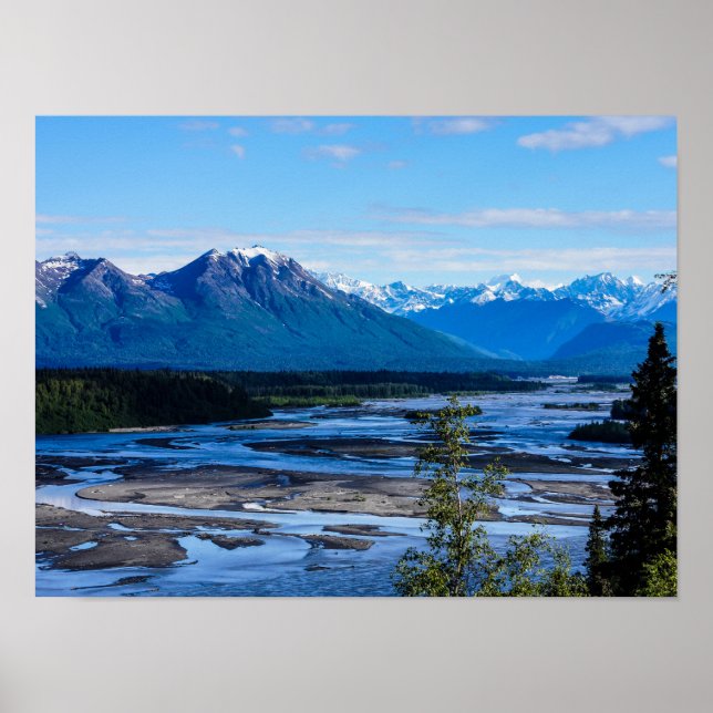 Denali-Gebirgszug Poster (Vorne)