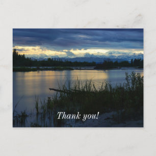 Denali Midnight Sunset Postkarte