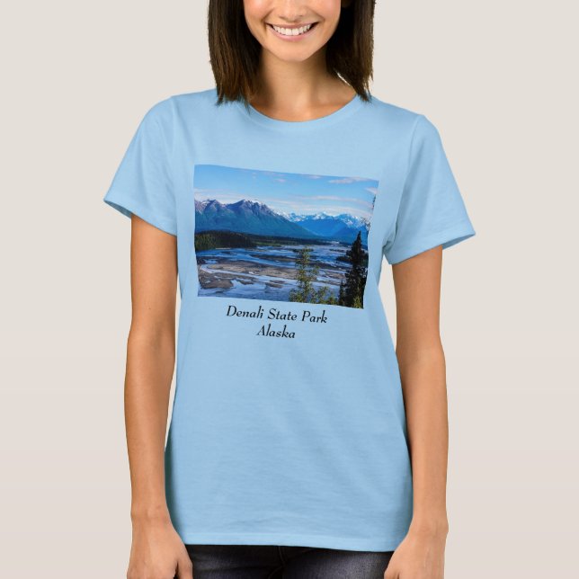 Denali Mountain Range T - Shirt (Vorderseite)