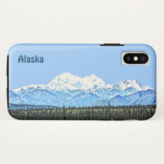 Denali (Mt. McKinley) Case-Mate iPhone Hülle (Rückseite (Horizontal))