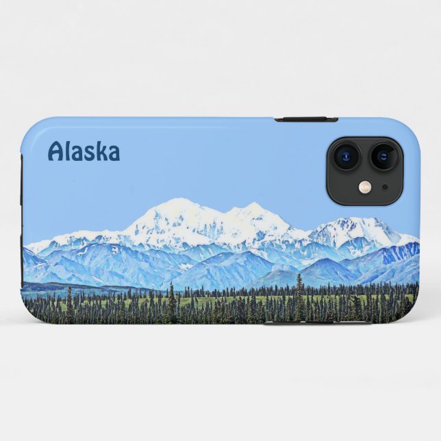 Denali (Mt. McKinley) Case-Mate iPhone Hülle (Rückseite (Horizontal))