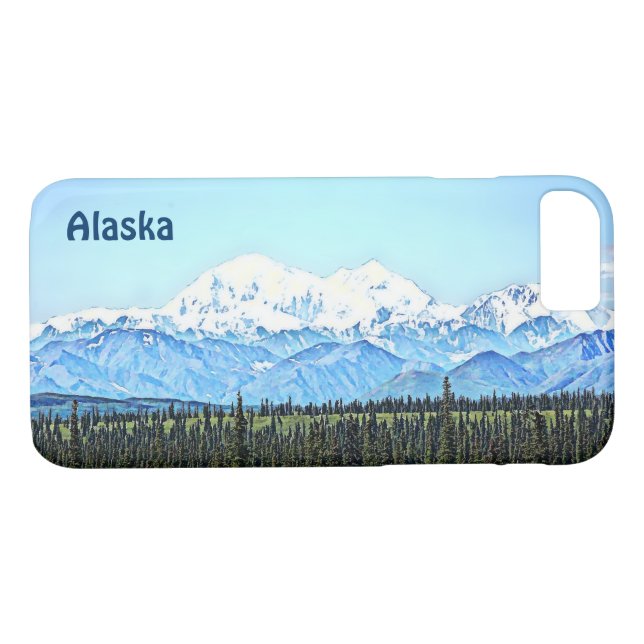 Denali (Mt. McKinley) Case-Mate iPhone Hülle (Rückseite (Horizontal))