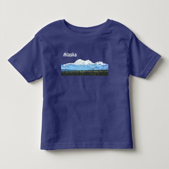 Denali (Mt. McKinley) Kleinkind T-shirt (Vorderseite)