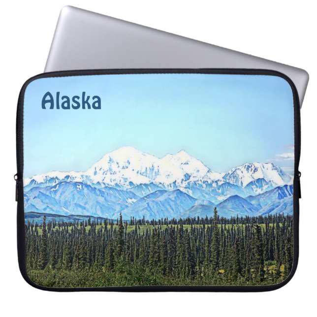 Denali (Mt. McKinley) Laptopschutzhülle (Vorderseite)