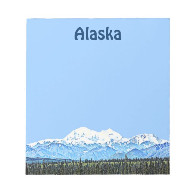 Denali (Mt. McKinley) Notizblock (Vorderseite)