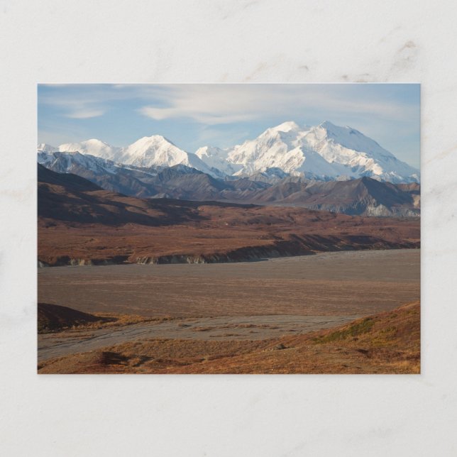 Denali, Mt. McKinley Postkarte (Vorderseite)