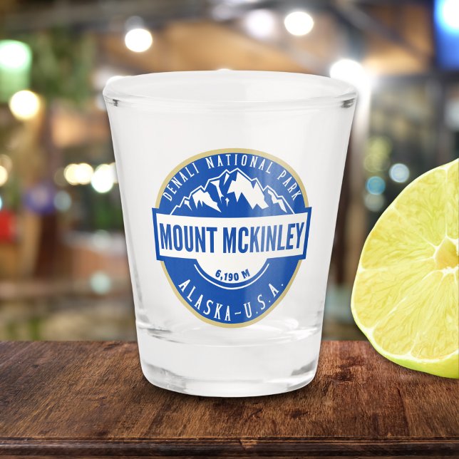 Denali National park Alaska Mount Mckinley Schnapsglas (Von Creator hochgeladen)