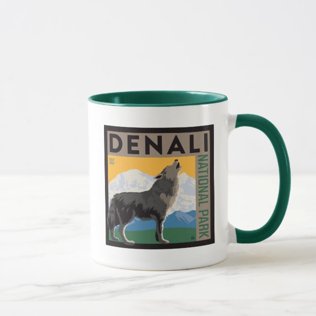 Denali National Park | Howling Wolf Tasse (Rechts)