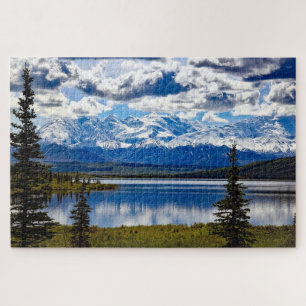 Denali-Nationalpark Alaska Himmel Wolken Berge