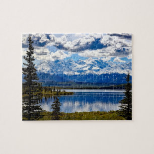 Denali-Nationalpark Alaska Himmel Wolken Berge