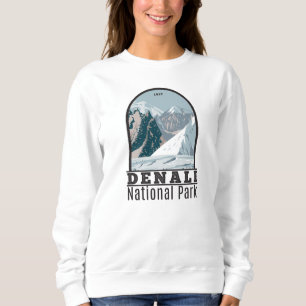 Denali-Nationalpark Alaska Mount Hunter Vintage Sweatshirt