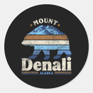 Denali Nationalpark Alaska Wandern Camping Reisen Runder Aufkleber