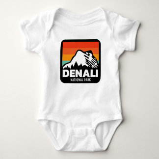 Denali Nationalpark Cool Retro Vintages Geschenk Baby Strampler