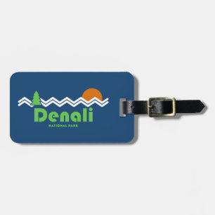 Denali Nationalpark Retro Gepäckanhänger