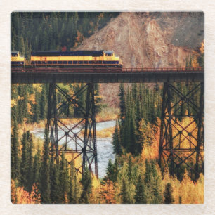 Denali Nationalpark und Konserve USA Alaska Glasuntersetzer
