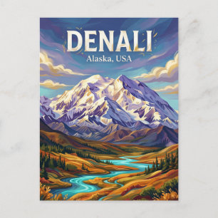 Denali-Nationalpark USA Postkarte