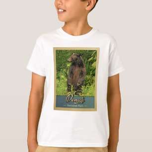 Denali-Nationalpark Vintage-Bär T-Shirt