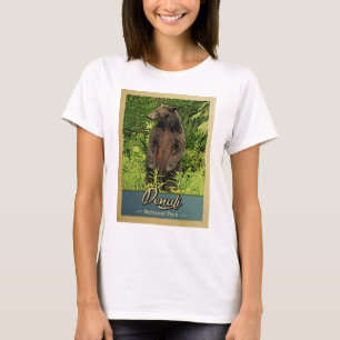 Denali-Nationalpark Vintage-Bär T-Shirt