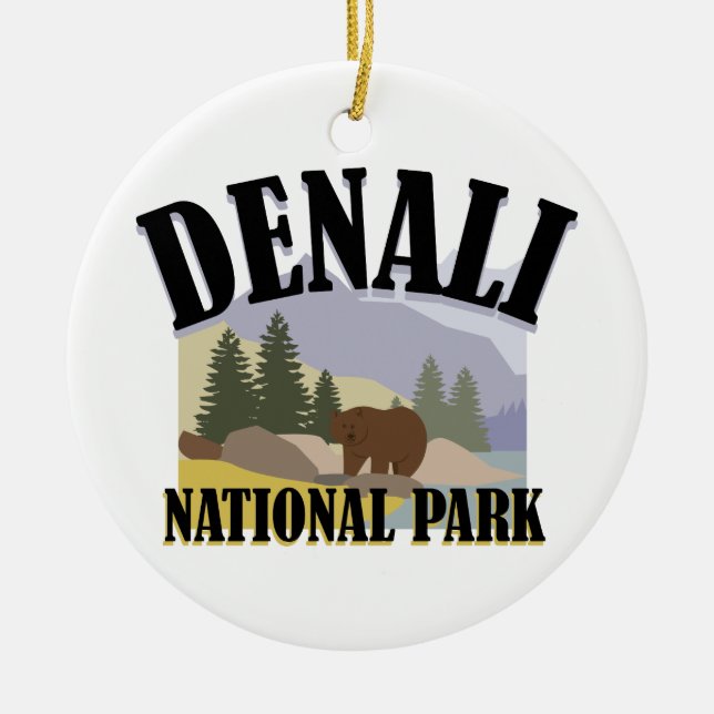Denali Park Keramik Ornament (Vorne)