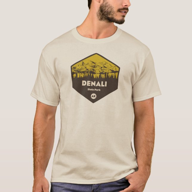 Denali Staat Park Alaska T-Shirt (Vorderseite)