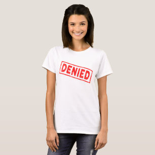 Dened Red Rubber Briefmarke T-Shirt