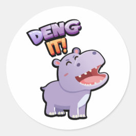 Deng es ab! Aufkleber