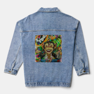 Denim-Affenjacke Jeansjacke
