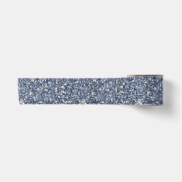 Denim Blau Glitter Geburtstag Satinband